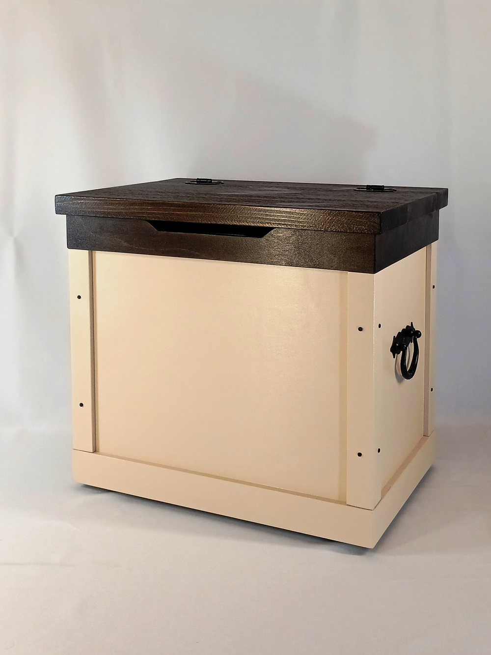 Сундук сиденье (сундук стул) СВЕТЛОГОРЫ пристенный. Бежевый, «палисандр»