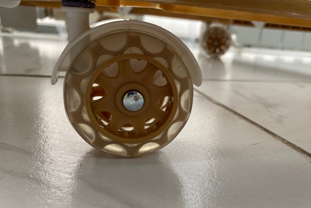 Ходунки SBL 5301 T1 (Teddy Bear), бежевый (силиконовые колеса)