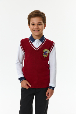 Жилет школьный вязаный (с липучкой)