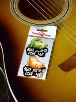 Стикеры на бензобак АИ-100 Сытый кот и крокодил