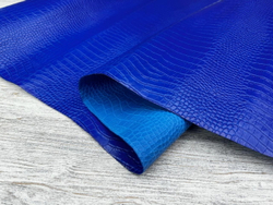Crocco Bagon Real Blue (0,9-1,1 мм), цв. синий, натуральная кожа