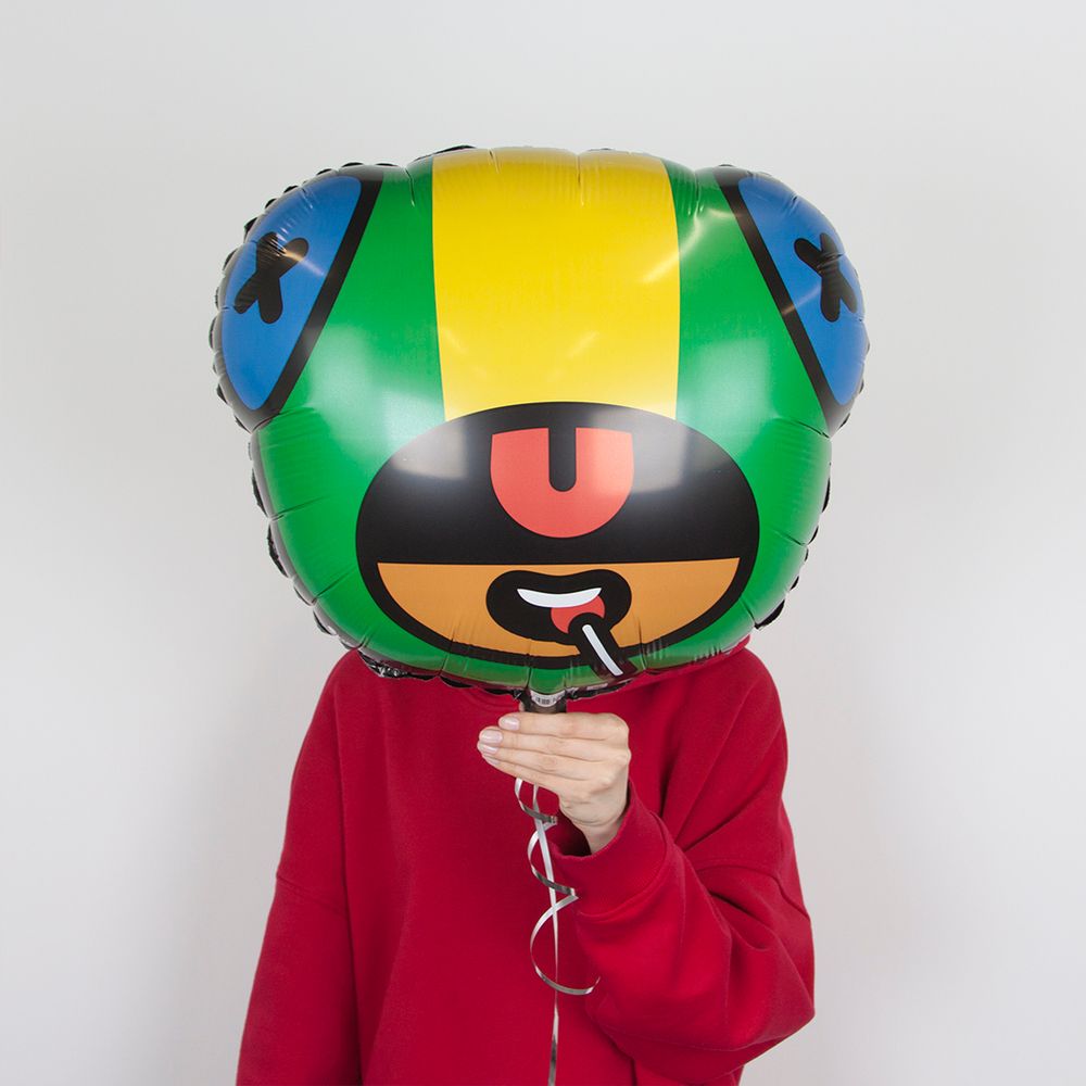 Шар (22''/56 см) Фигура, Бравл Старс, Леон, 1 шт.