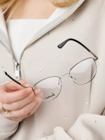 Оправа для очков для зрения металлическая брендовая