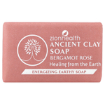 Zion Health, Кусковое мыло с бергамотом и розой Ancient Clay, 170 г (6 унций)