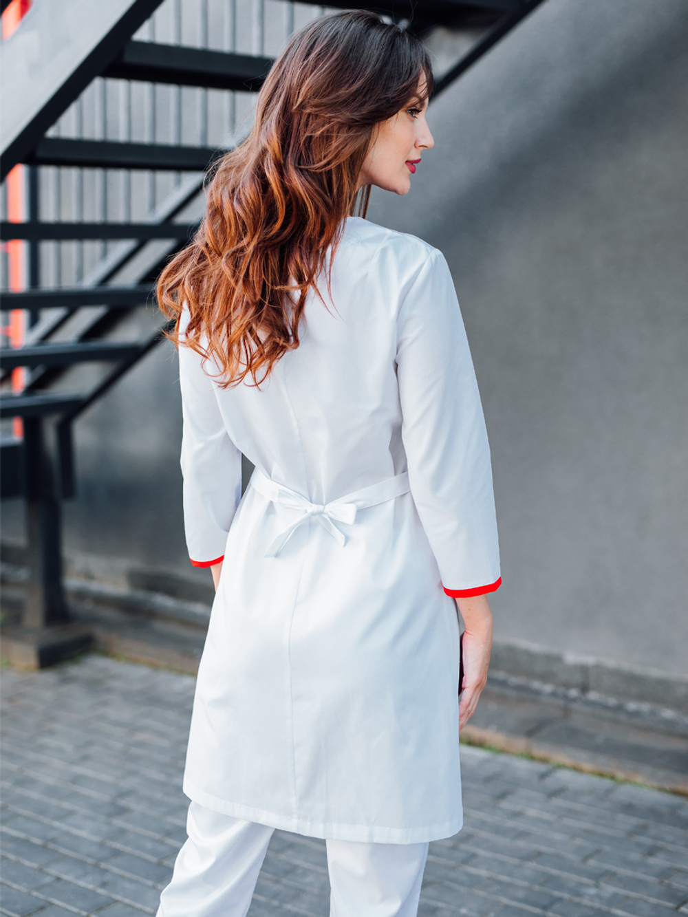 Халат медицинский женский | Х-268/2 ак 3/4 ТС-120