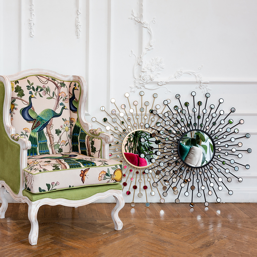 Зеркало настенное Объект мечты Белладжио Блэк