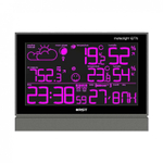 Многоцветная цифровая метеостанция RST IQ776, графит