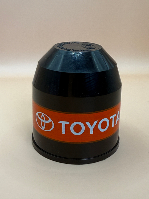 Защитный колпак на шар фаркопа Toyota (черный) пластик