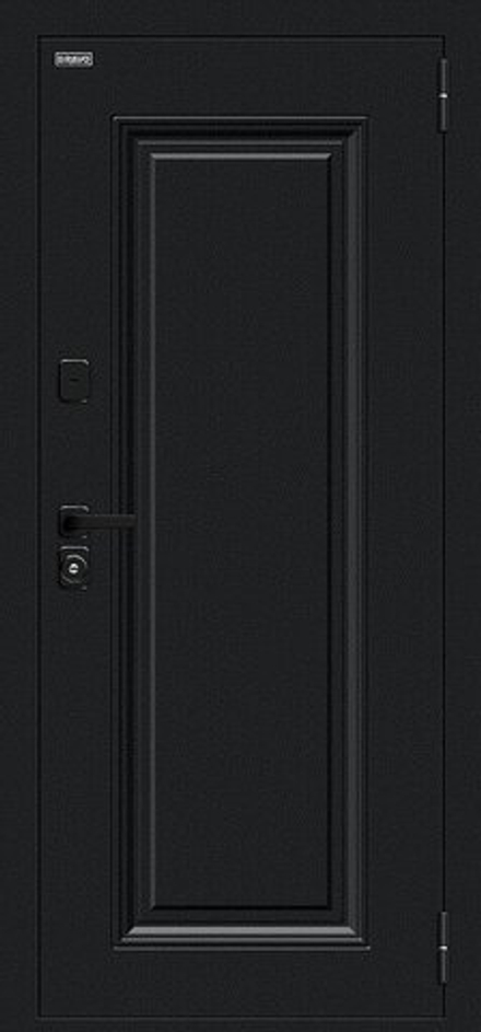 Дверь входная для частного дома с зеркалом