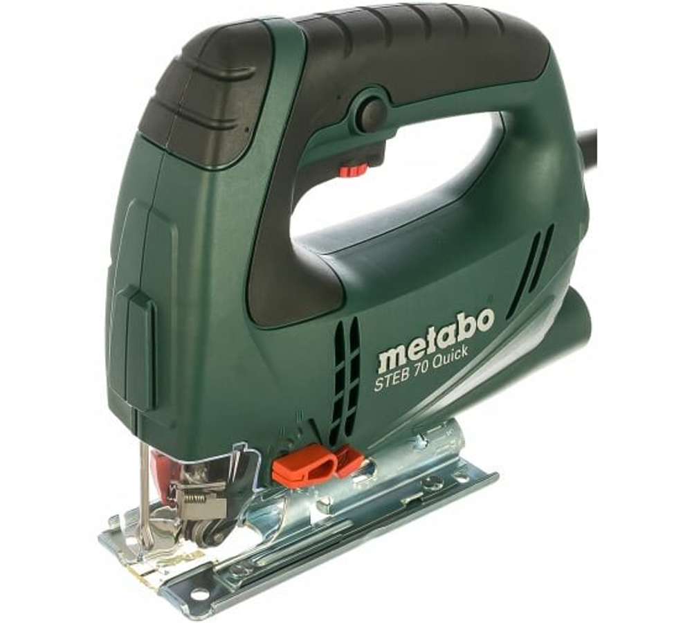 Электролобзик Metabo STEB 70 Quick кейс, 570 Вт черный