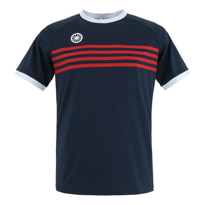 Мужское теннисное поло The Indian Maharadja Kadiri Striped T-Shirt Men - Dark Blue, Red