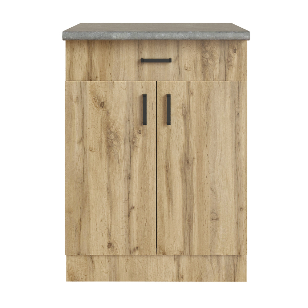 Стол разделочный 60 вотан (1 ящик) столешница бетон