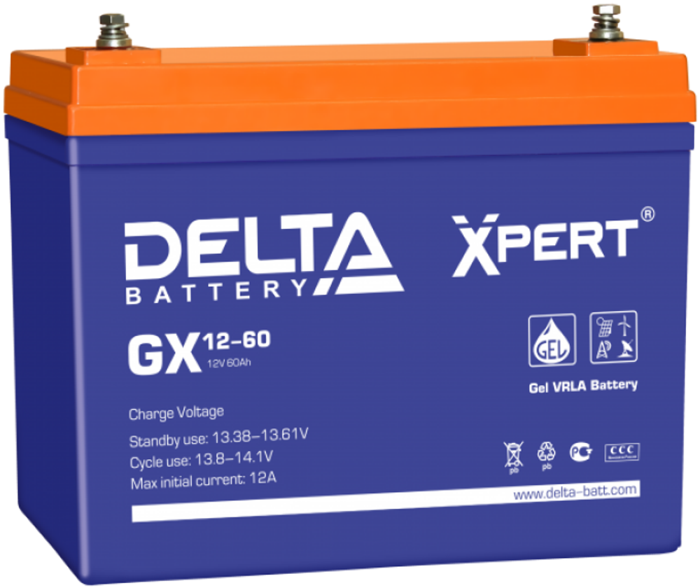 DELTA GX 12-60 Xpert аккумулятор