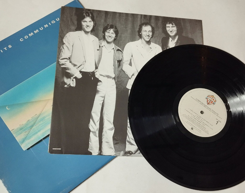Винтажная виниловая пластинка LP Dire Straits Communique (USA 1979) (Shrink)