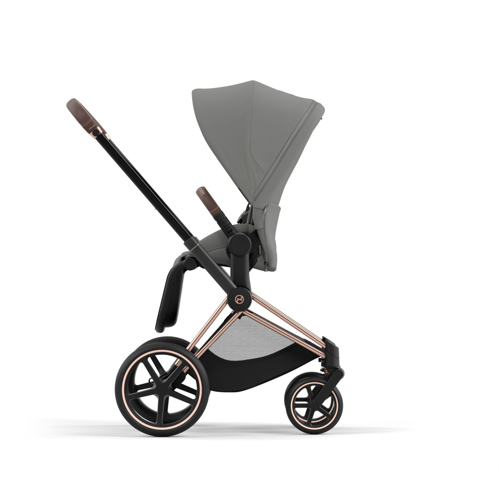 Коляска Cybex Priam IV 3 в 1 цвет Mirage Grey на шасси Rosegold