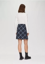 Tweed Юбка в клетку s.Oliver