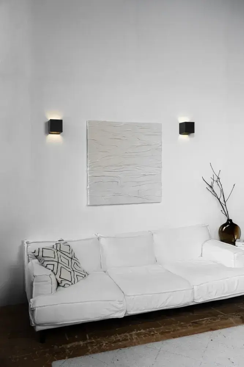 Ночник / Светильник на батарейках Catarina Mebel черный, комплект 2 шт.