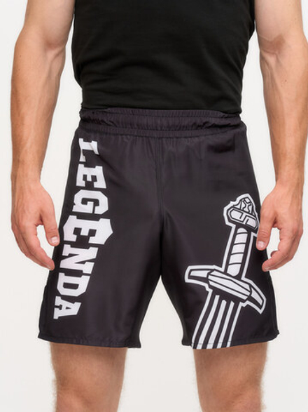 Шорты спортивные тренировочные LEGENDA Меч черный