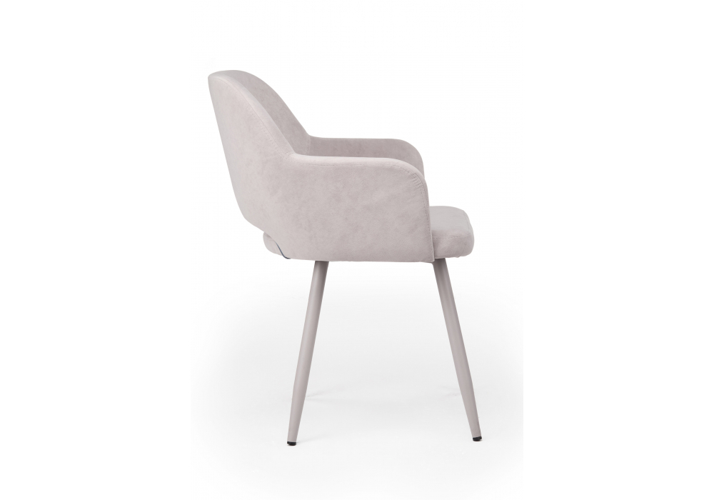 Стул на металлокаркасе Woodville Эолин светло-серый (glory 36), серый