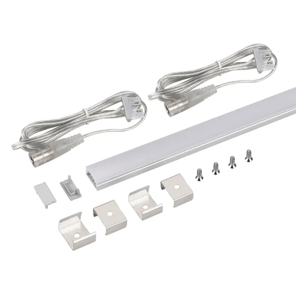 Набор для светодиодной подсветки ARL-KIT-SLIM-FC 24V Warm3000 (14 W/m, IP20, 2m) (Arlight, Алюминий+пластик) 053439