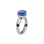 Кольцо Qudo Firenze bermuda blue 17.2 мм 611632/17.2 BL/S