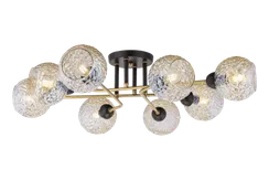 40259MD/8 MBK+AB (1) Люстра (NW)