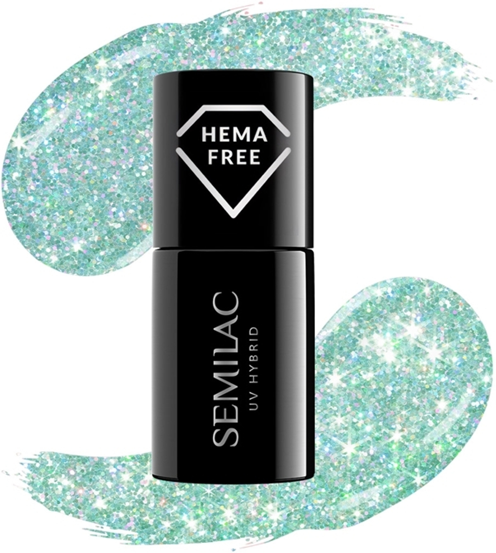 Semilac UV Hybrid Sea Queen - гибридный лак для ногтей, 7 ml