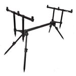 CARP PRO Род-под на 3 удилища Black телескоп. 4 ноги