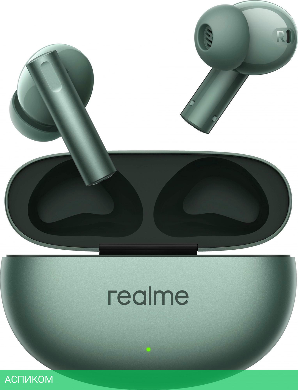 Наушники Realme Buds Air 6 зеленый (RMA2402)