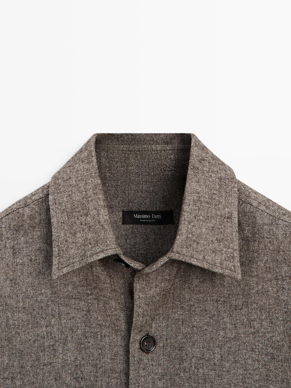 Massimo Dutti Тонкая кашемировая куртка с карманами, коричневый