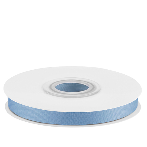 Лента атлас Нежно-голубой 0,7 см ДБ