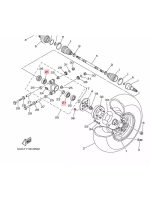 Подшипник задней ступицы Yamaha Rhino