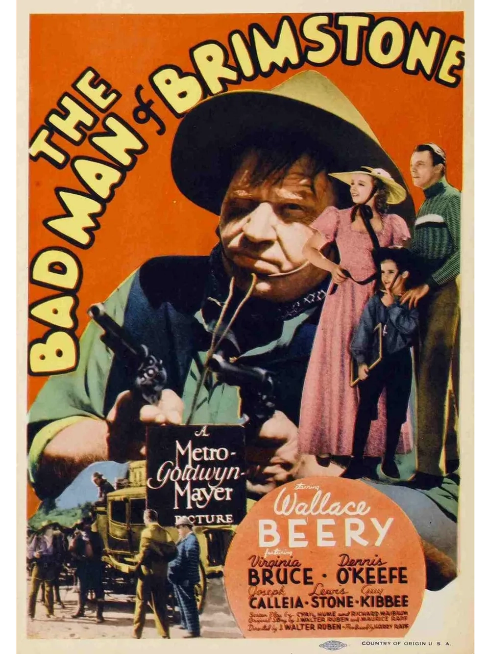 Негодяй из Бримстоуна (1937) (DVD-R)