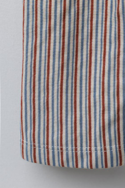 ZARA КОМБИНЕЗОН В ПОЛОСКУ, КОРИЧНЕВЫЙ/СИНИЙ