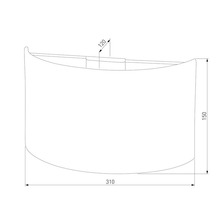Настенный светильник TK Lighting 3321 Rondo Graphite