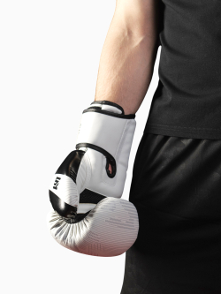 Перчатки для бокса Tomorrow Star Fury White Black