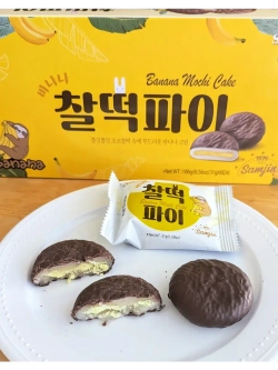 Пирожное Моти в шоколаде с Банановой начинкой 186 г