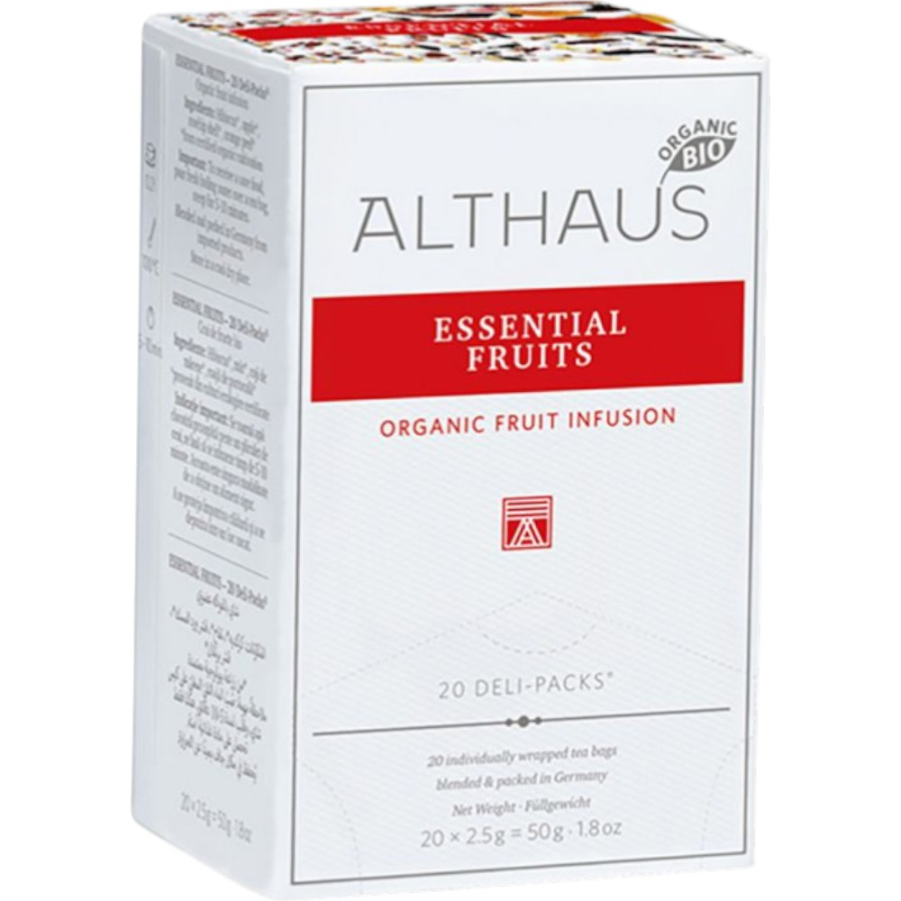 Чай фруктовый Althaus Deli Packs BIO Essential Fruits