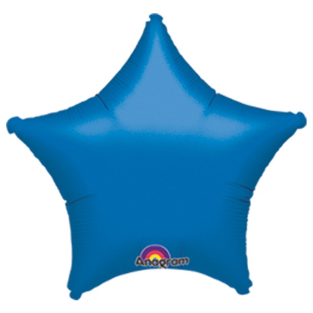 Фольгированная фигура, звезда, 19"/48СМ Металлик Blue