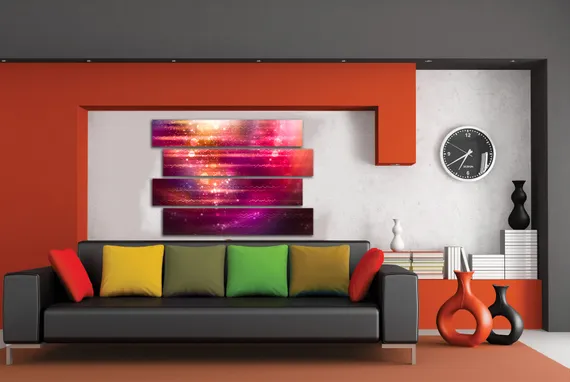 Модульная картина "Свечение"