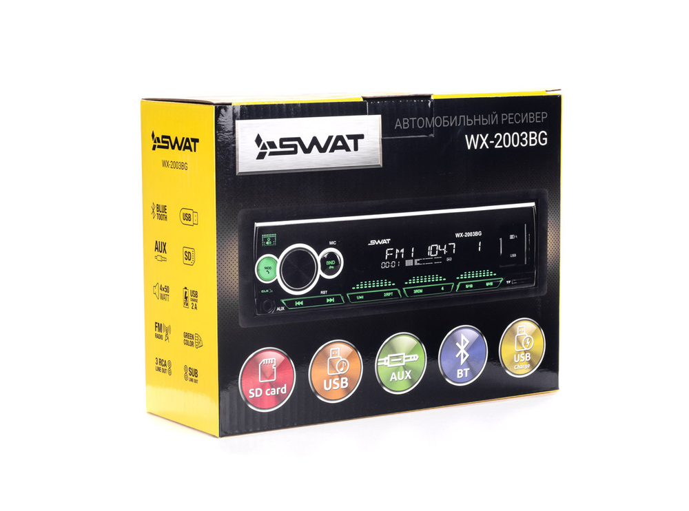 Автомагнитола SWAT WX-2003BG Bluetooth