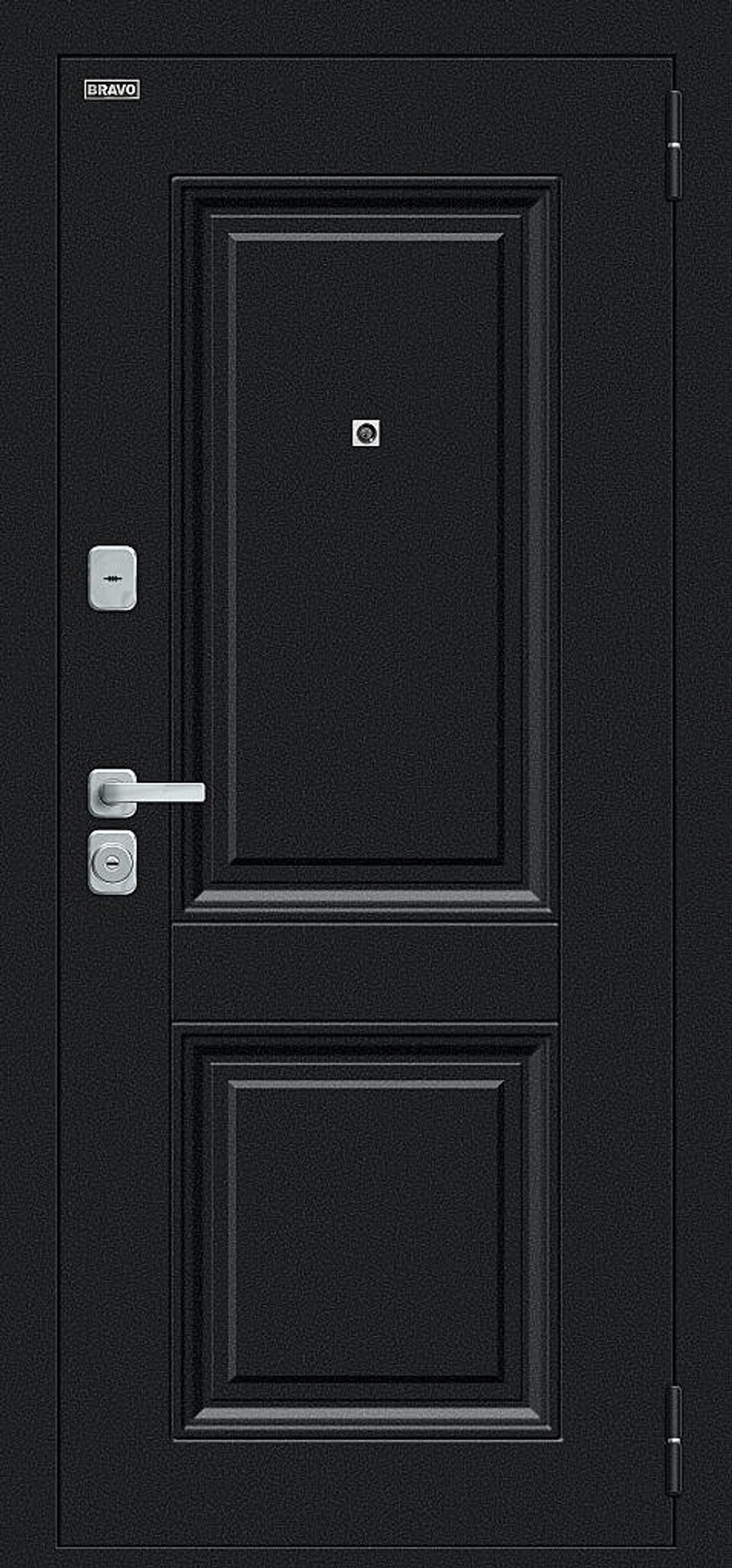 Некст МФ/BChrome Букле черное/Cappuccino Melinga 205*96 правое