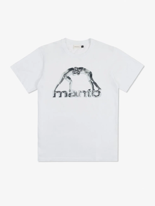 Футболка MANTO METAL белая
