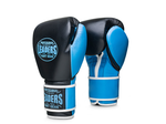 Перчатки боксерские LEADERS WAVE BK/LBL