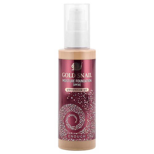 Enough, Gold Snail, увлажняющая основа, SPF30 PA ++, # 21, 100 мл (3,38 жидк. унц.)