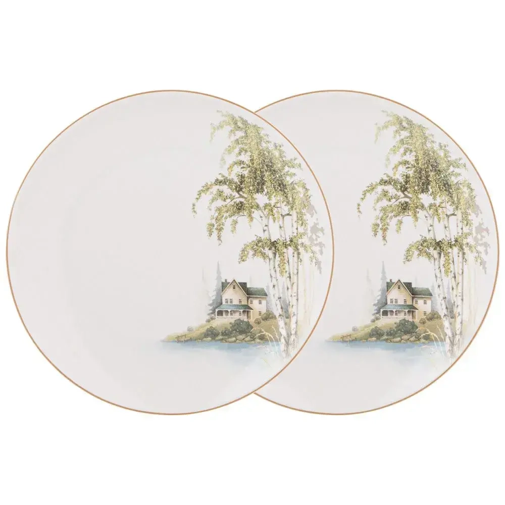 Набор тарелок закусочных Lefard Березки 2 шт. 20,5 см