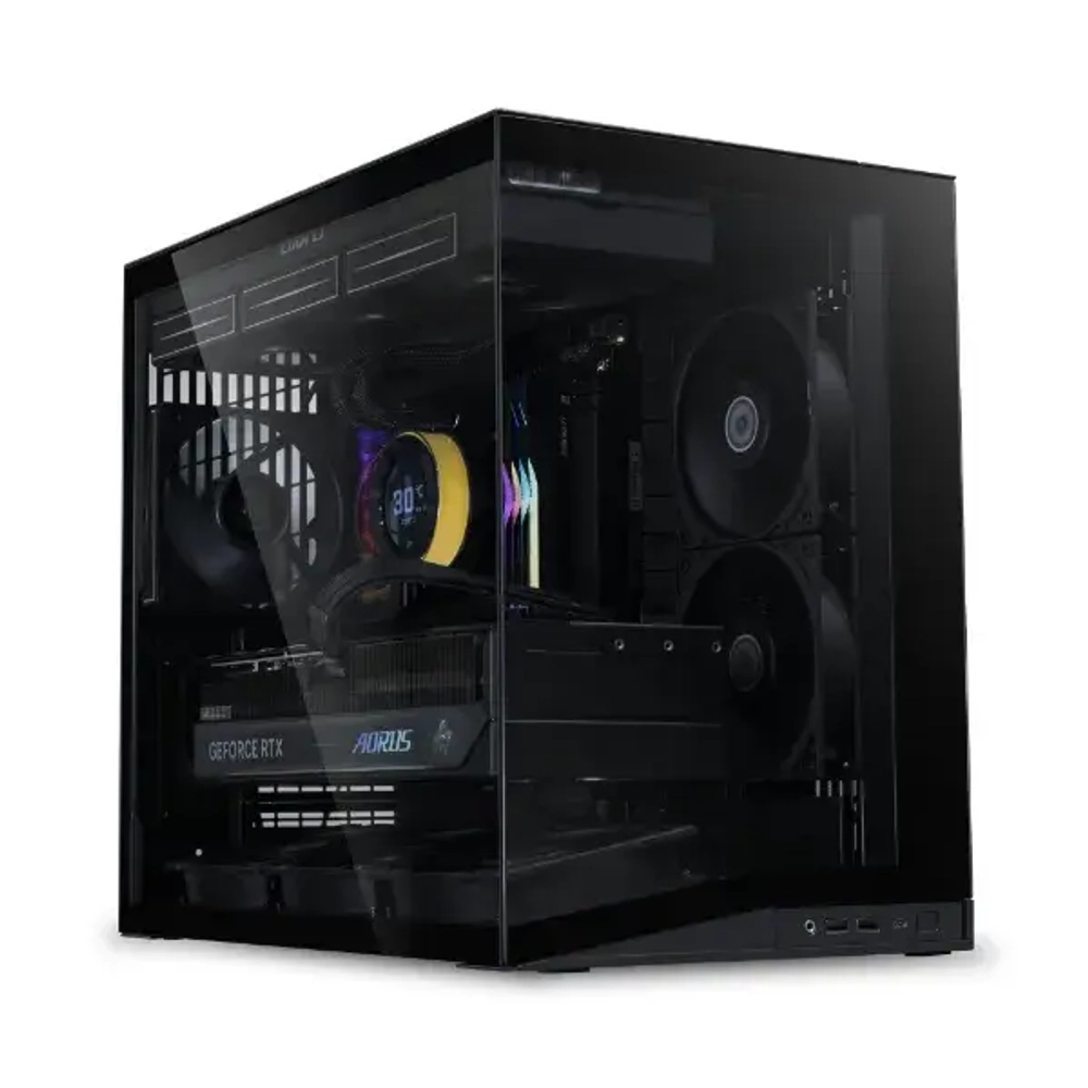 Корпус Lian Li O11 Dynamic MINI V2 FLOW ATX/mATX/ITX Back-connect:ATX USB-C G99.O11DMIV2FX.00 Черный
