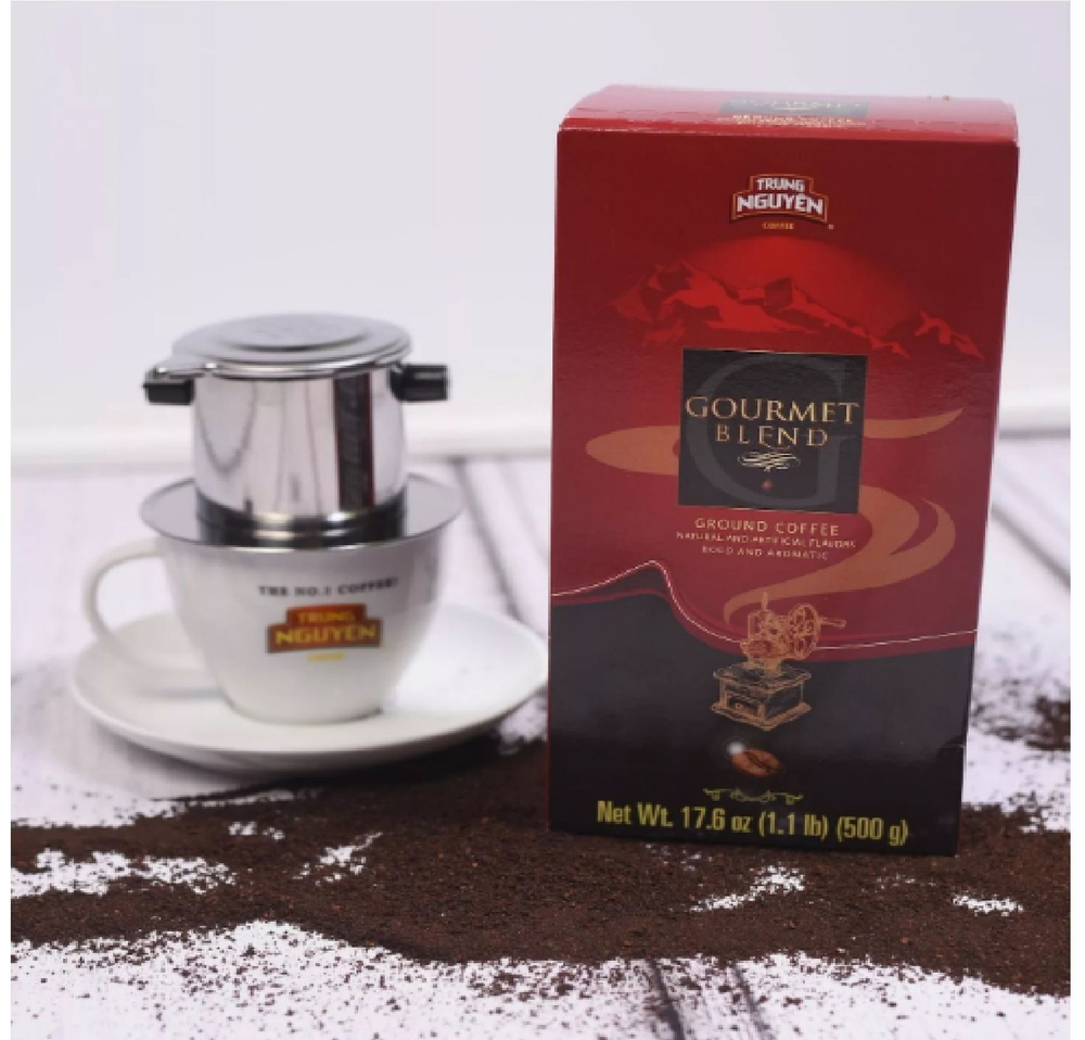 Вьетнамский молотый кофе Гурмэ Бленд (Trung Nguyen, Gourmet Blend), 500 г