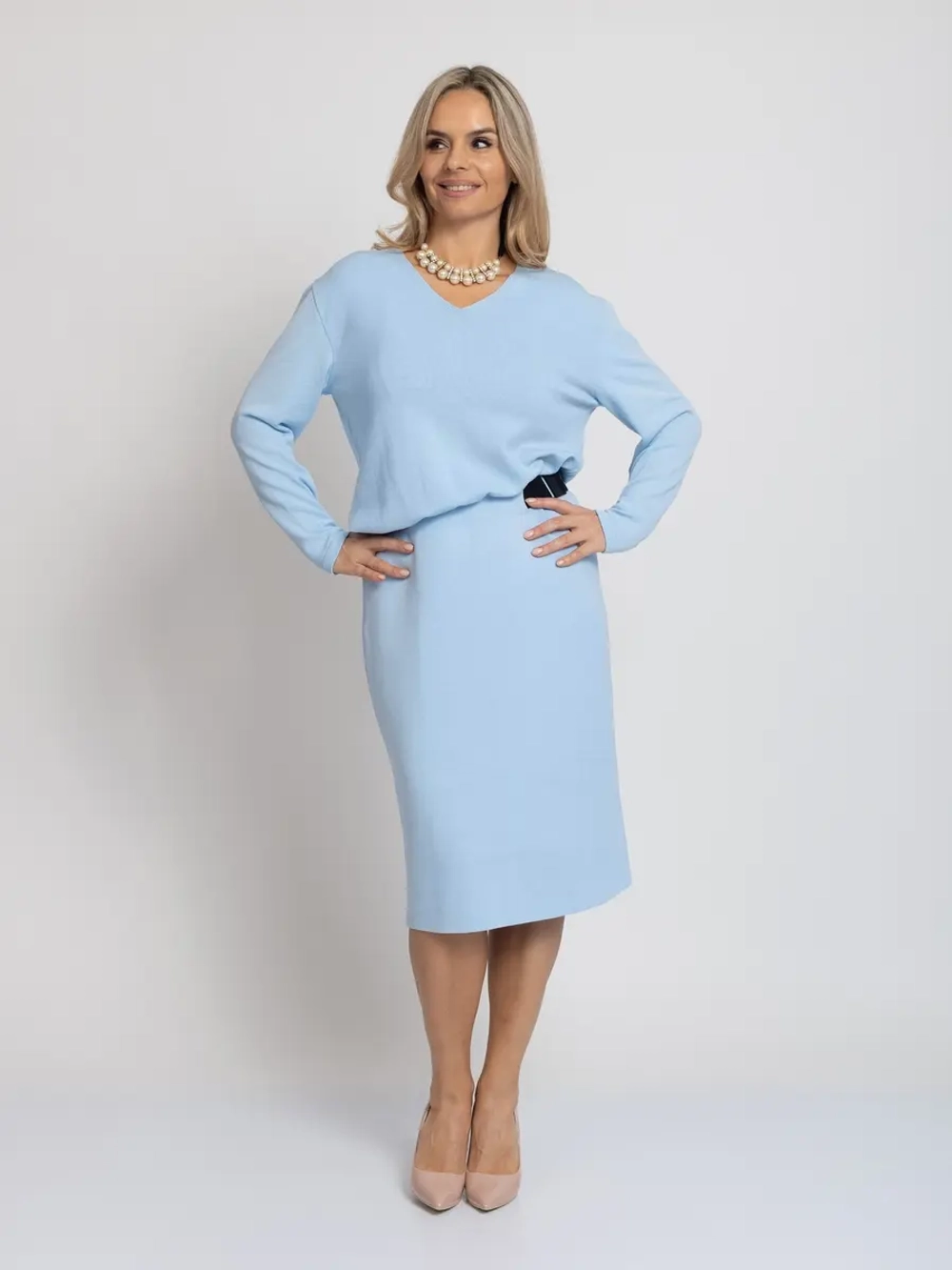 Платье Ф 002/голубой