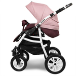 Коляска SERENADE 20 2в1 (Smile Line) (Se 24 (баклажан+т.розовый))